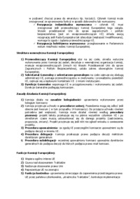 Komisja Europejska - omówienie 