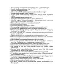 Wstęp do prawa europejskiego - przykładowe pytania