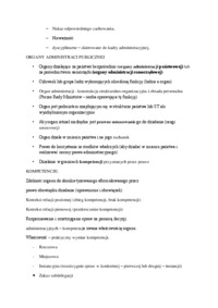 Organy administracji publicznej - omówienie 
