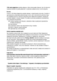 Insurekcja narodowa w Rzeczpospolite szlacheckiej - omówienie 