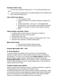 Ziemie polskie pod zaborami - omówienie 