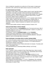 Ziemie polskie w latach I wojny światowej - omówienie 
