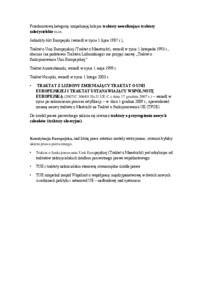 Źródła prawa europejskiego - omówienie 