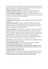 Formy, środki i metody wychowania