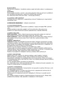 Państwo w gospodarce mieszanej - omówienie 