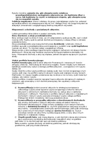 Ryzyko w działalności gospodarczej - omówienie 