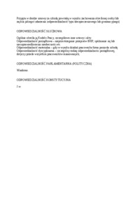 Odpowiedzialność prawna - omówienie 