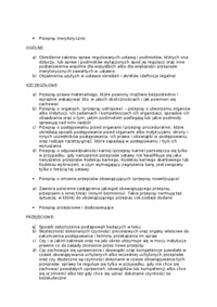 Podstawy wiedzy o prawie - notatka rozdział VIII