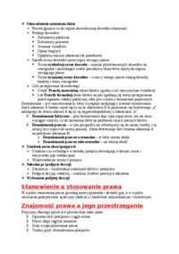 przestrzeganie i stosowanie prawa - omówienie 
