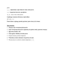 Wyznaczanie ciepła właściwego ciał stałych - omówienie 