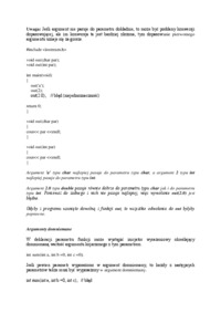 Deklarowanie funkcji - omówienie 