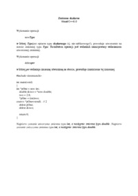 Zmienne skalarne - omówienie 