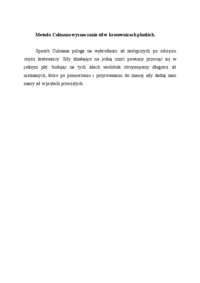 Metoda Cremony wyznaczania sił w kratownicach płaskich - omówienie 