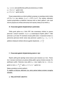 Badanie gęstości objętościowej i wilgotności gruntu