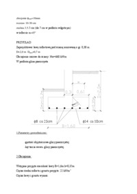 Obliczenie ław żelbetonowych - omówienie 