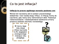 Inflacja - prezentacja