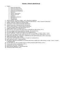 Pytania testowe z historii administracji
