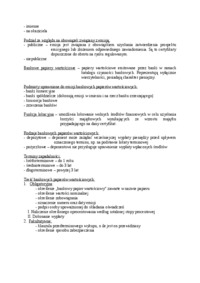 Rynek uslug finansowych - Certyfikaty inwestycyjne