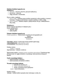 Przedmiot ekonomii - wykład