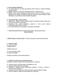 Biologia komórki - ćwiczenia