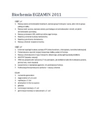 Pytania na egzamin - biochemia