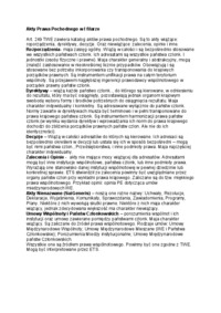 Akty Prawa Pochodnego w I filarze-opracowanie