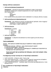  Problematyka psychologii ogólnej-skrypt