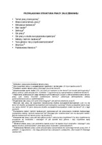 Wymogi pracy zaliczeniowej u dr Dmowskiego