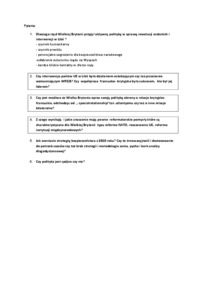 Bezpieczeństwo europejskie -  pytania bezpieczeństwo