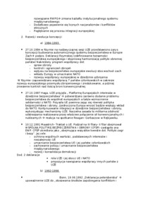 Międzynarodowe stosunki polityczne - Europejska Tożsamość Bezpieczeństwa i Obrony