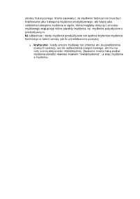 Psychologia społeczna - Myślenie