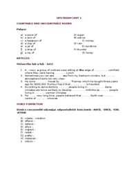 Upstream - Unit 1