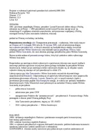 Polska w Europie konwersatorium - skrypt