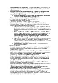 Prawo administracyjne - krajowe źródła prawa