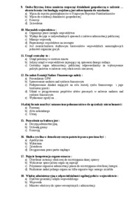  Prawo administracyjne -  Egzamin zestaw 1a