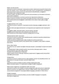 Zarządzanie jakością w laboratorium według ISO 17025- opracowanie