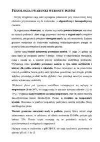 Grzyby strzępkowe- opracowanie