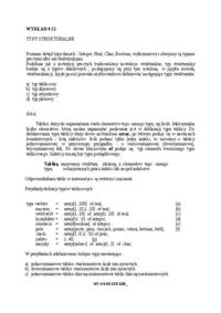 Informatyka- wykład 4