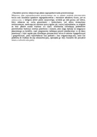 Charakter prawny miejscowego planu zagospodarowania przestrzennego - wykład