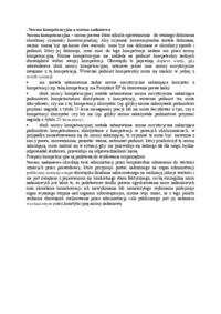 Norma kompetencyjna a norma zadaniowa - wykład