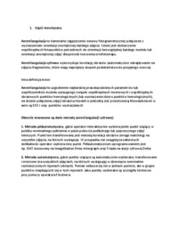 aerotriangulacja-sprawozdanie