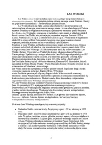 Fizjograficzna charakterystyka terenu Lasu Wolskiego - projekt