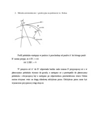 Wyznaczanie odchylenia pionu- opracowanie
