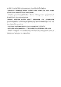 Grawimetryczne misje satelitarne- opracowanie