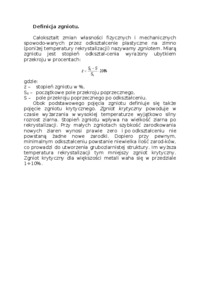Definicja zgniotu - wykład