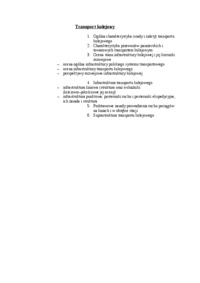 Transport kolejowy - wykład