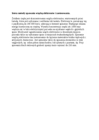 Istota metody spawania wiązką elektronów i zastosowania - opracowanie
