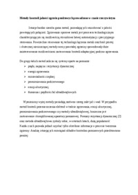 Metody kontroli jakości zgrzein punktowych - wykład