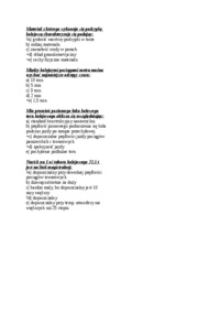 Infrastruktura transportu - test  - Podsypka