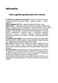 Zagadnienia do egzaminu